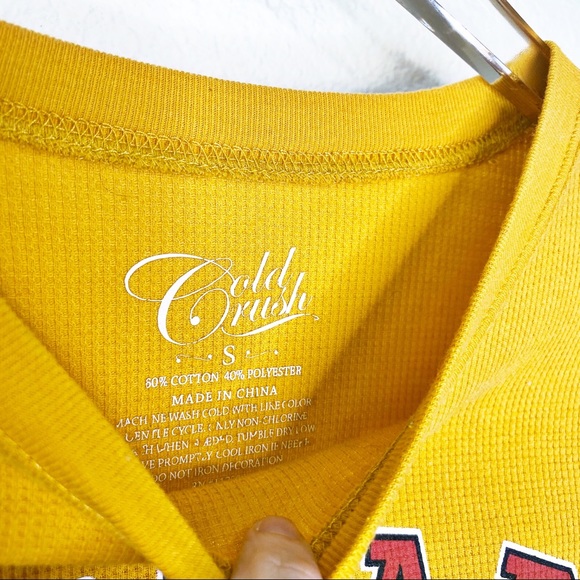 Harvard Cropped Thermal Long Sleeve Top - Picture 3 of 4